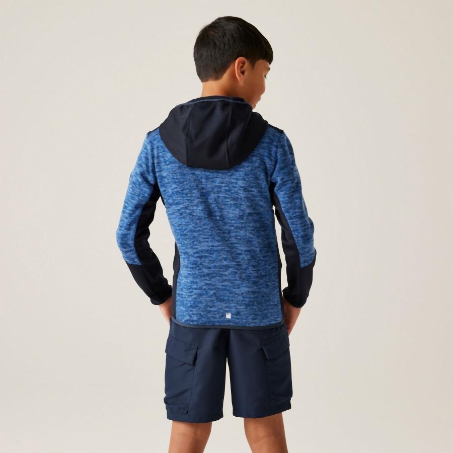 Sudadera con capucha y cremallera infantil Regatta Dissolver X 4/5