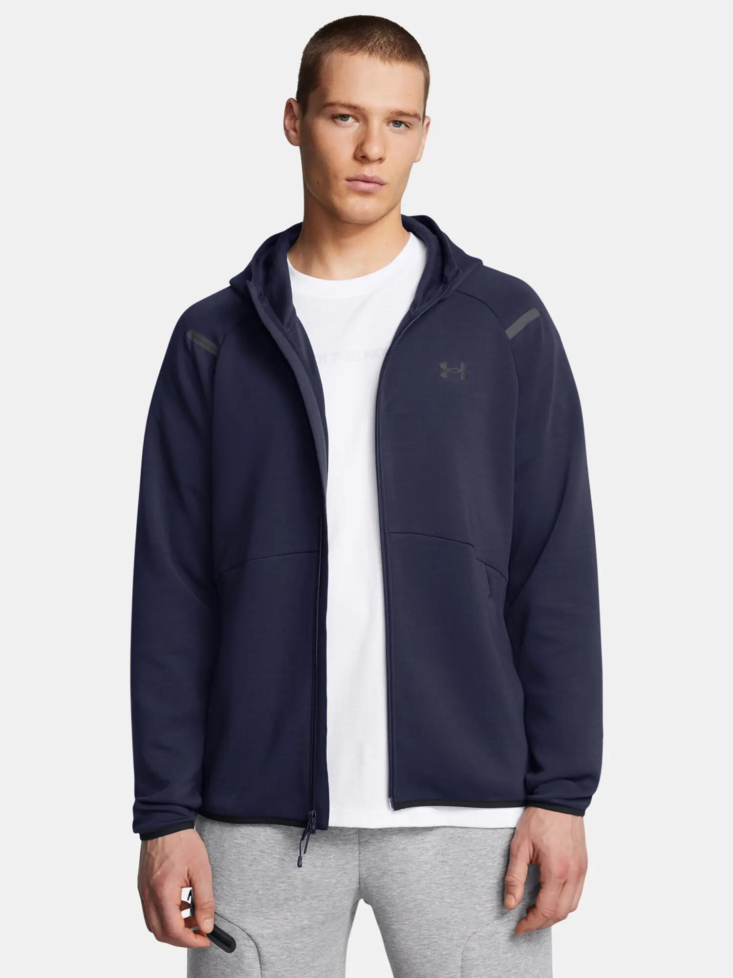 Férfi pulóver Under Armour UA Unstoppable Flc FZ HD EU 1/5