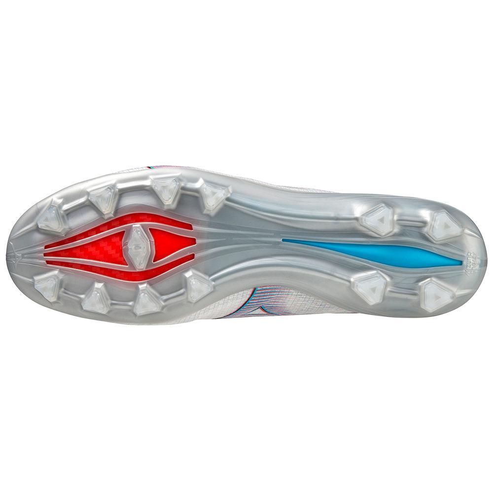 Mizuno Alpha Japan Scarpe da Calcio Bianco Grigio 6/7
