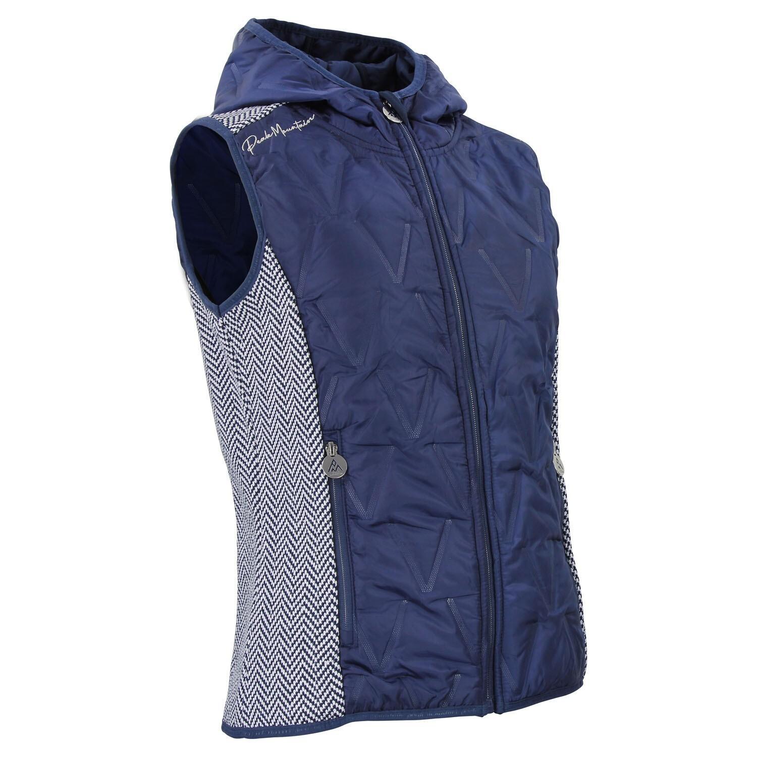 Gilet imbottito con cappuccio da donna Peak Mountain 3/3