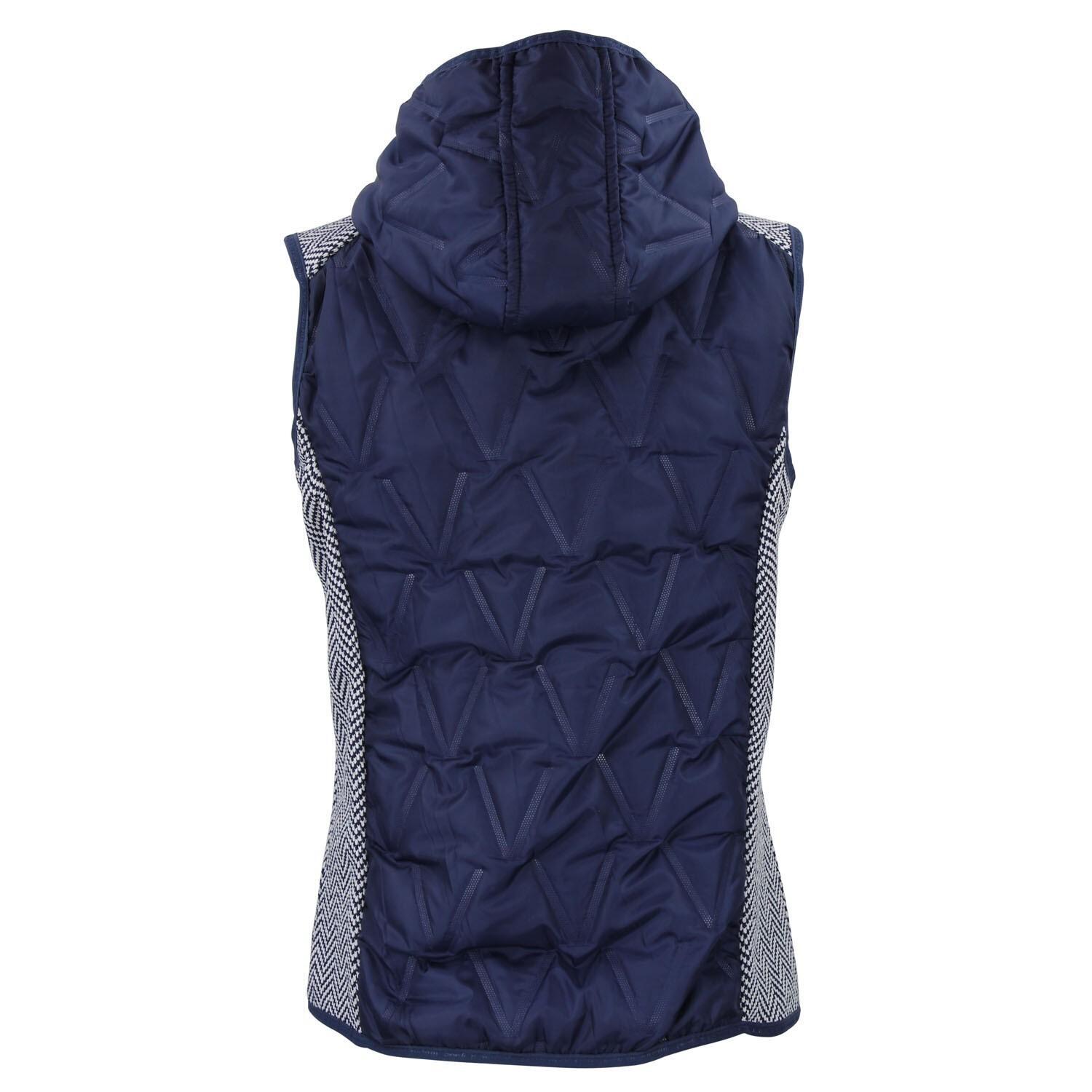 Gilet imbottito con cappuccio da donna Peak Mountain 2/3