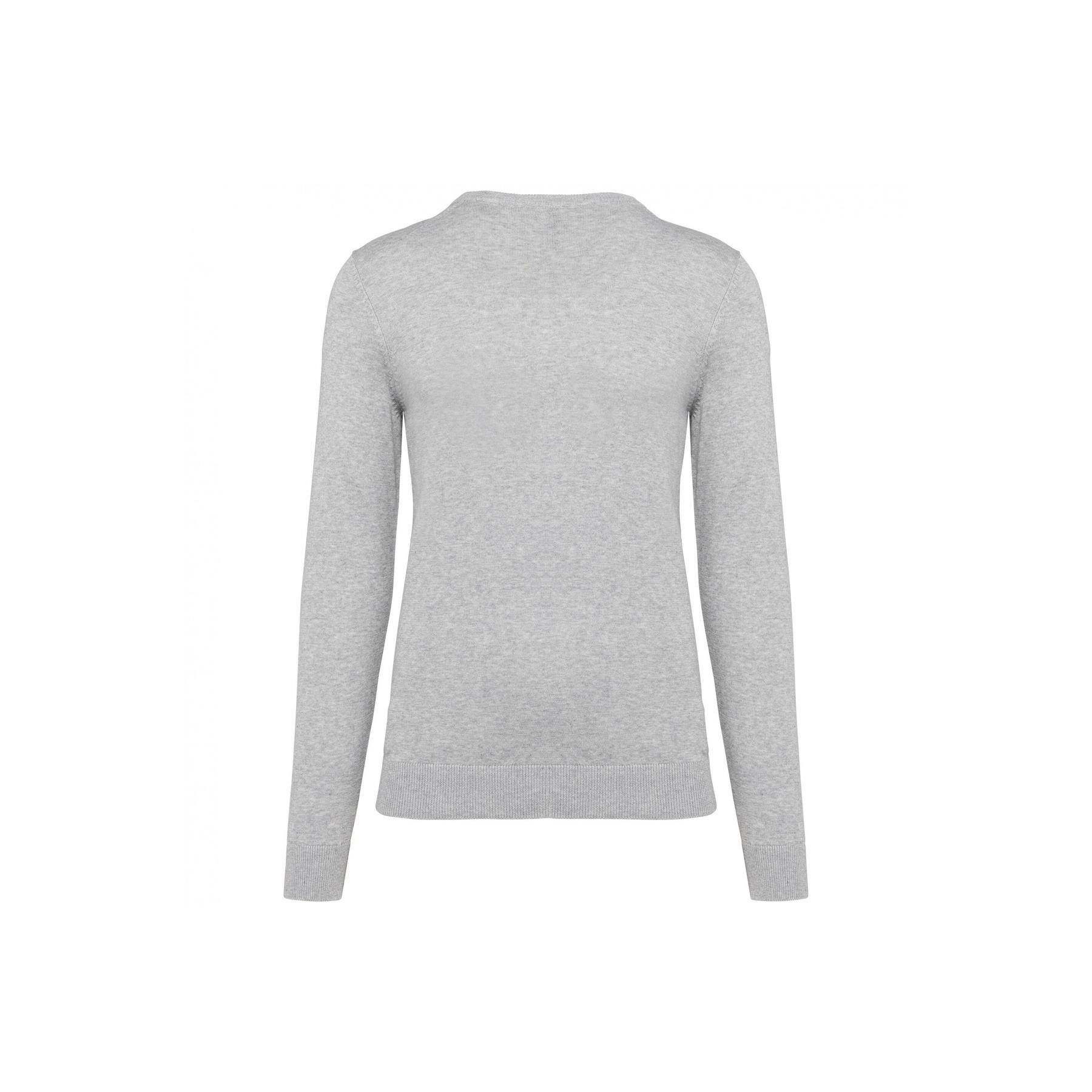 Ökologisch verantwortungsvoller Pullover mit V-Ausschnitt Kariban 5/7