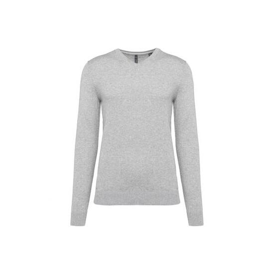 Pull col en V écoresponsable Kariban