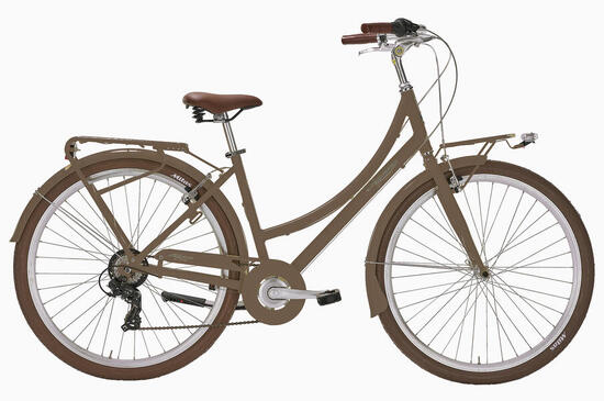 Vélo de ville VELVET 28 pouces, marron