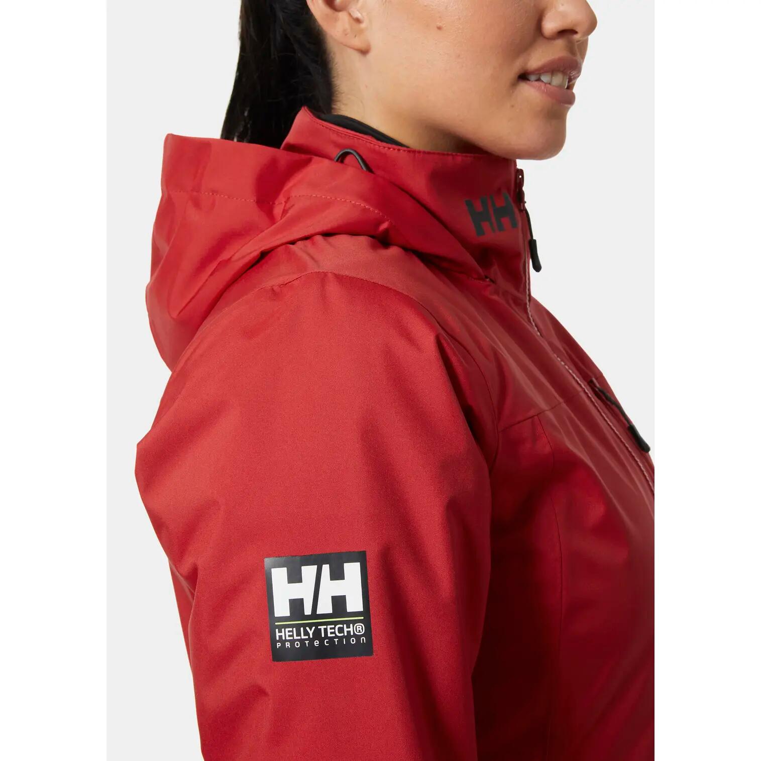 Veste imperméable intermédiaire à capuche femme Helly Hansen Crew 2.0 4/6