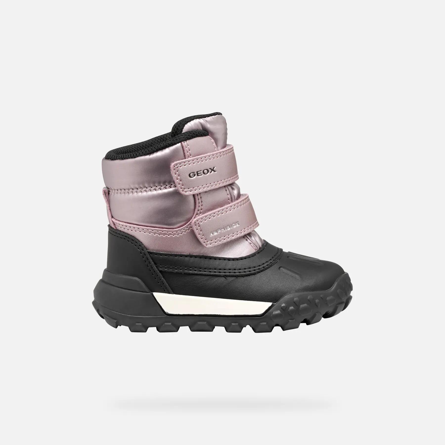 Bottes d'hiver bébé fille Geox Trekkyup ABX 1/3