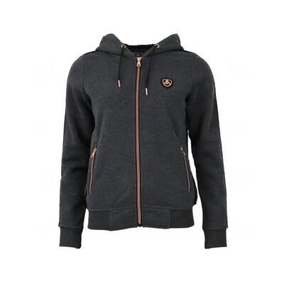 Dames fleece hoodie peak mountain alice
