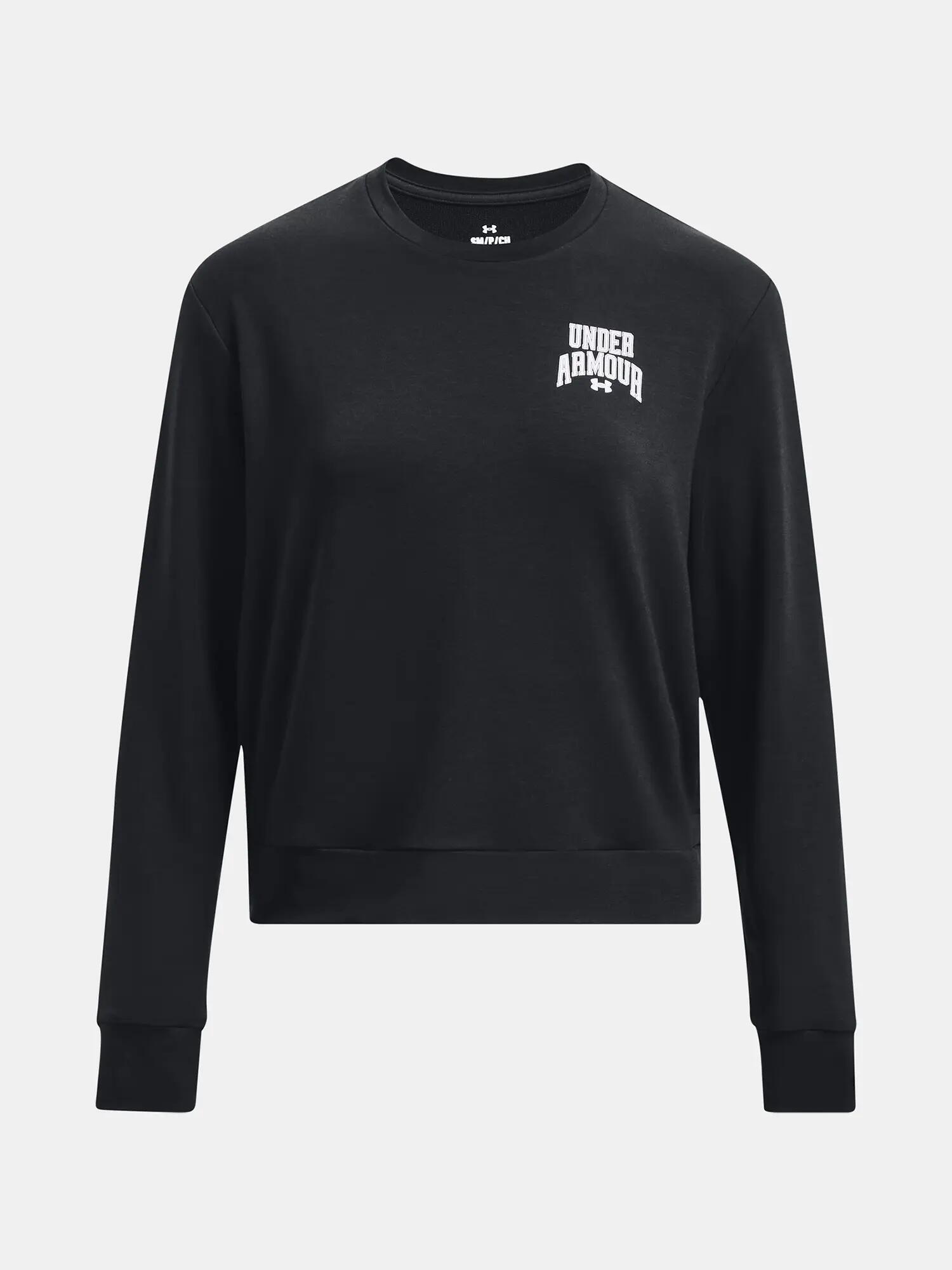 Női pulóver Under Armour UA Rival Terry Graphic Crew 3/6