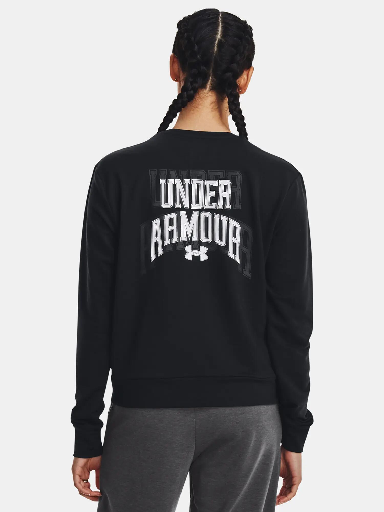 Női pulóver Under Armour UA Rival Terry Graphic Crew 2/6