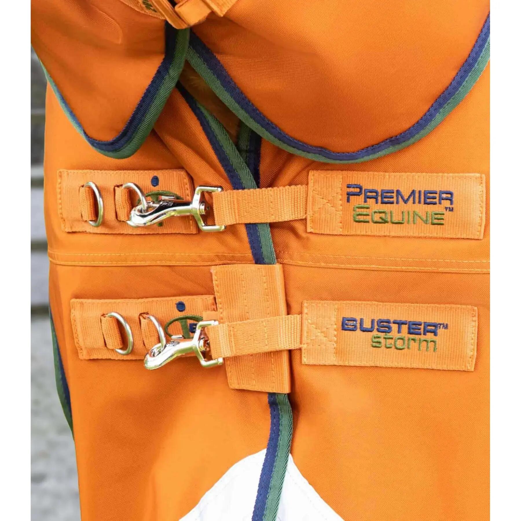 Coperta impermeabile per cavalli con copricollo Premier Equine Buster Combo 400g 3/5