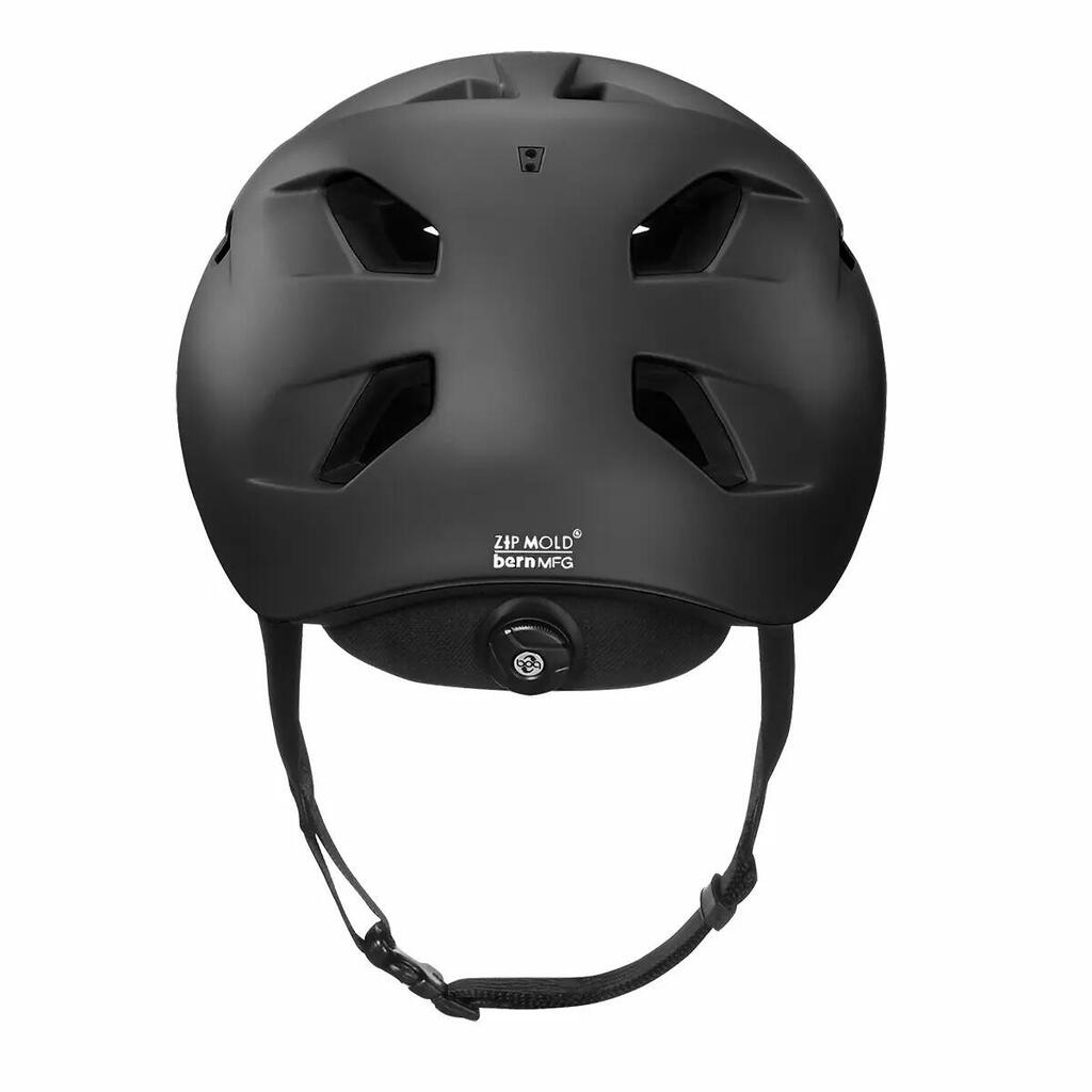 Bike helmet with pivoting visor Bern Allston