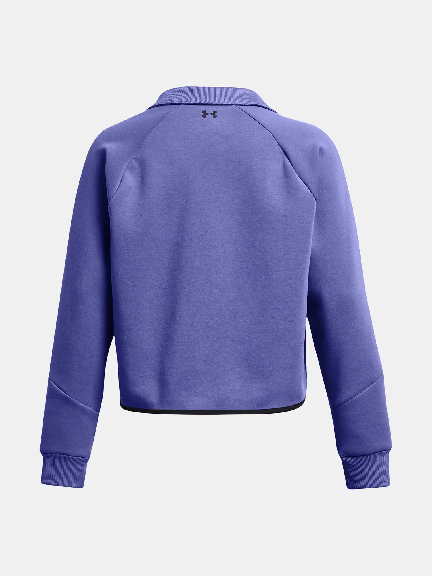 Felpa Boxy Collare Donna Under Armour Viola 4/6