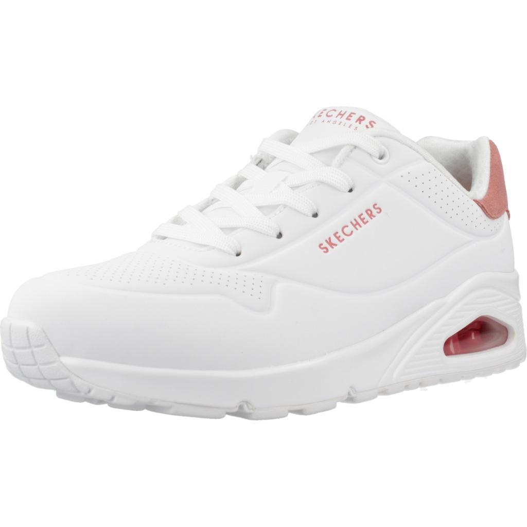 SKECHERS Baskets Femme Baskets Skechers UNO - POP BACK Blanc Blanc Skechers