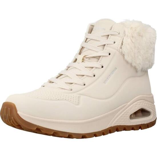Femme UNO RUGGED FALL AIR Skechers NAT 167274 Beige Skechers
