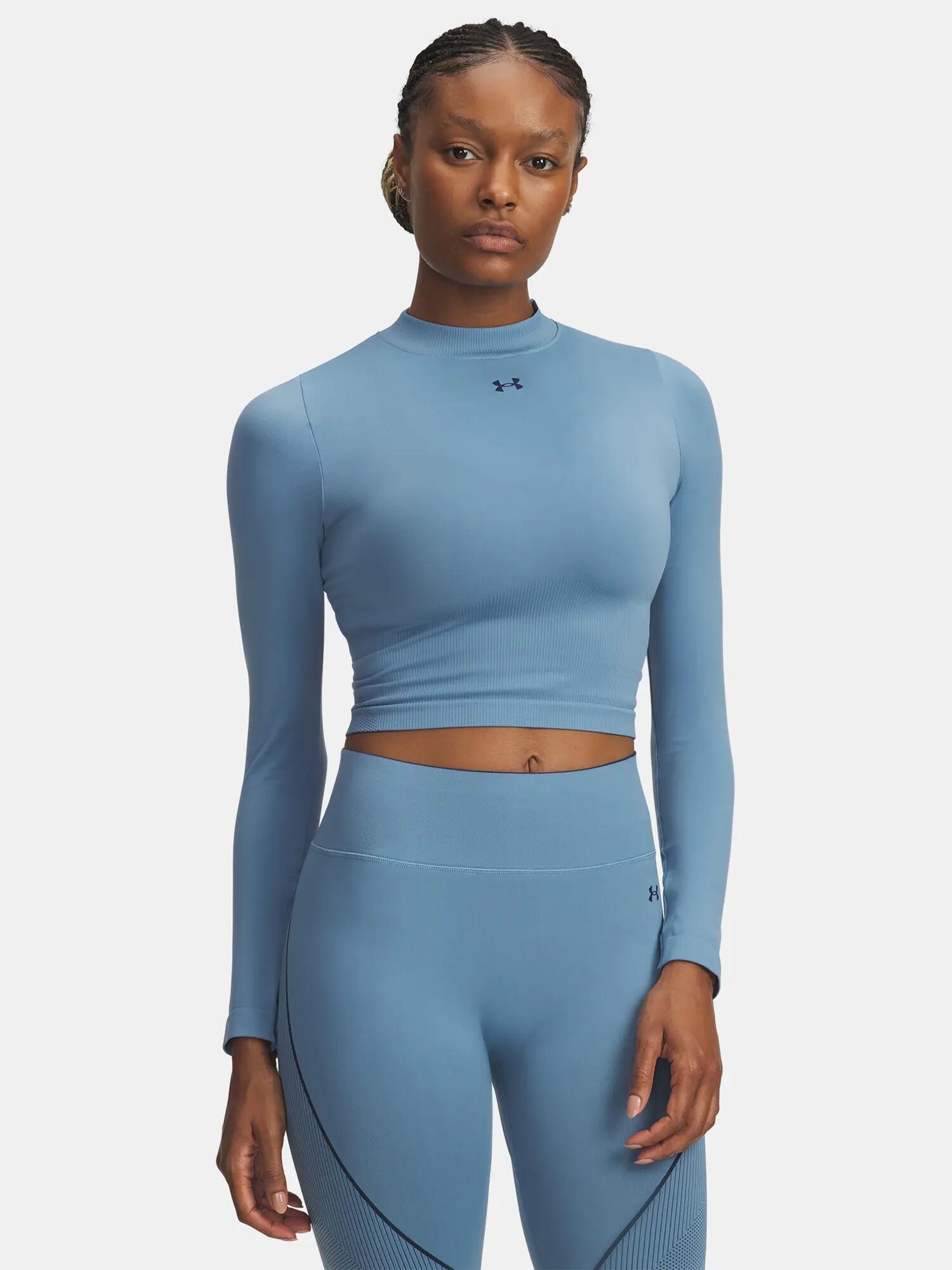 Női póló Under Armour UA Vanish Seamless LS-BLU 1/3