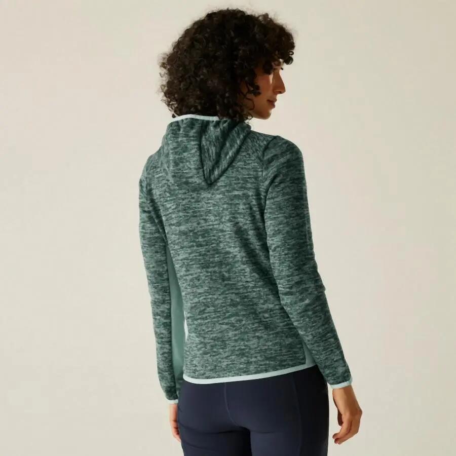Pile da donna con cappuccio e zip integrale Regatta Kemilia 3/4