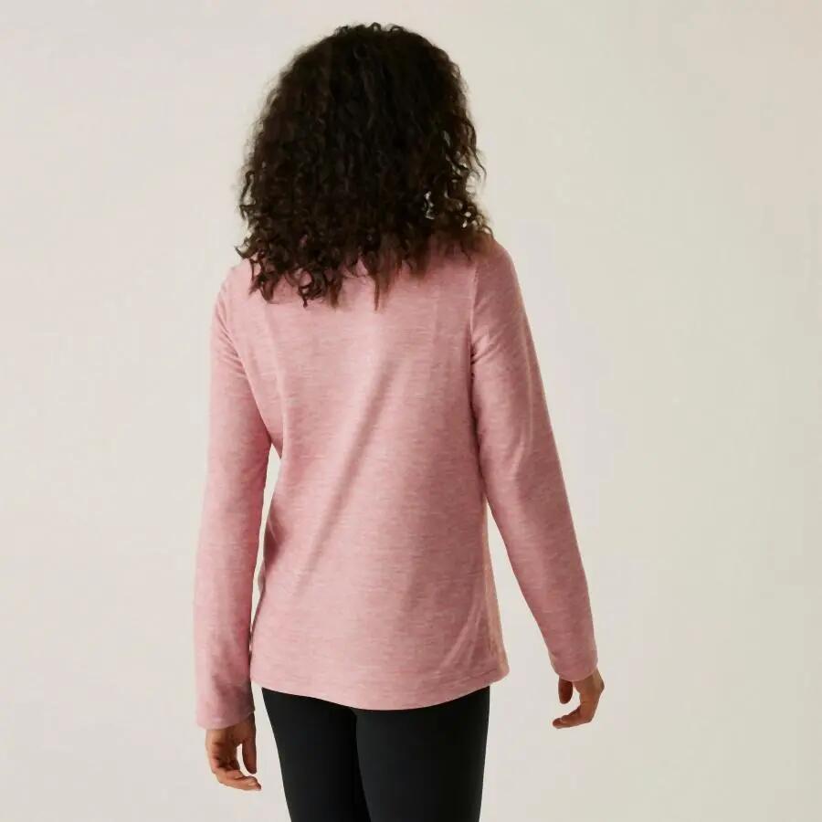 Pile donna con mezza zip Regatta Sweethart Marl 3/4