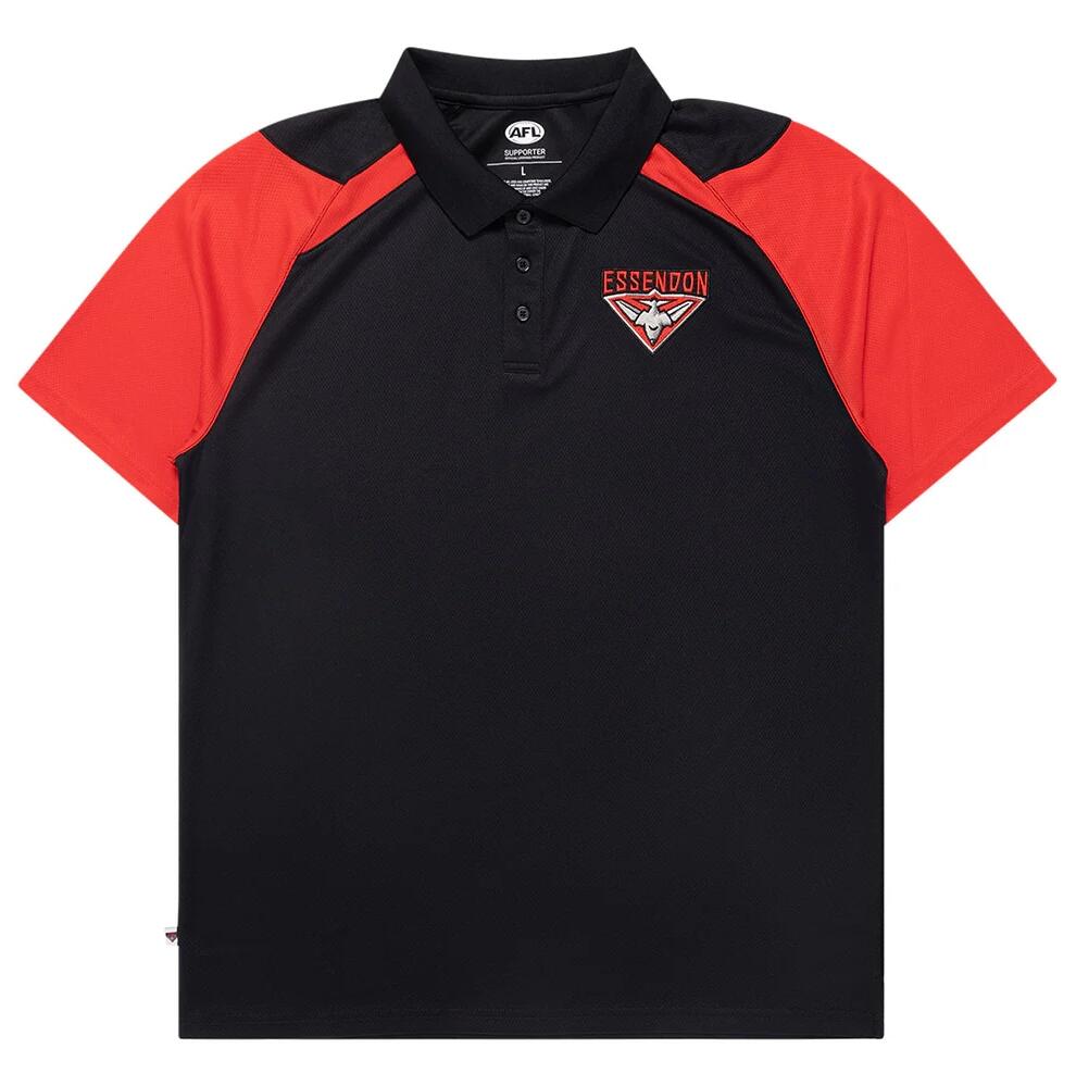 AFL Performance Polo Shirt - Essendon Bombers - Supporter - Adult - Mens