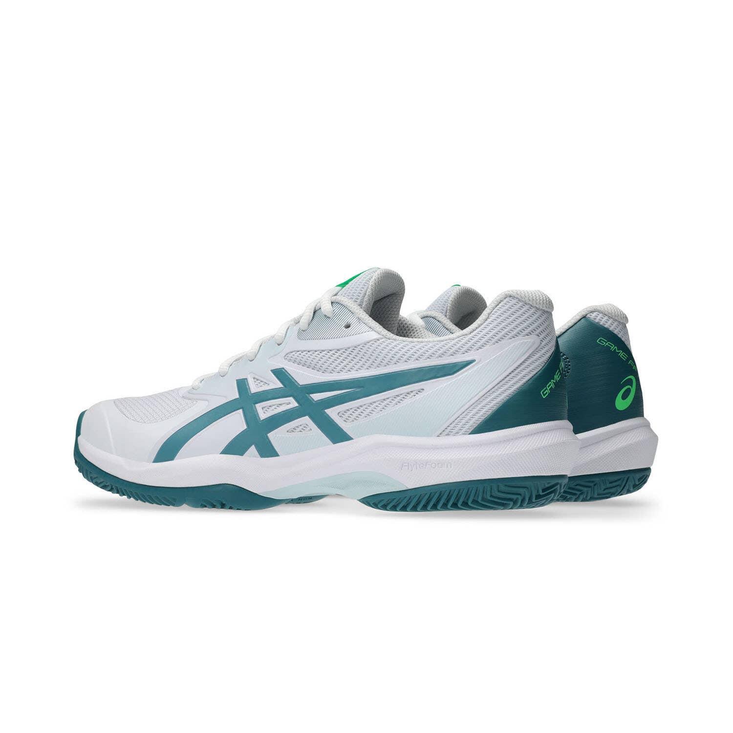 Spikes Asics Game FF Padel Weiß Hellgrün 3/6