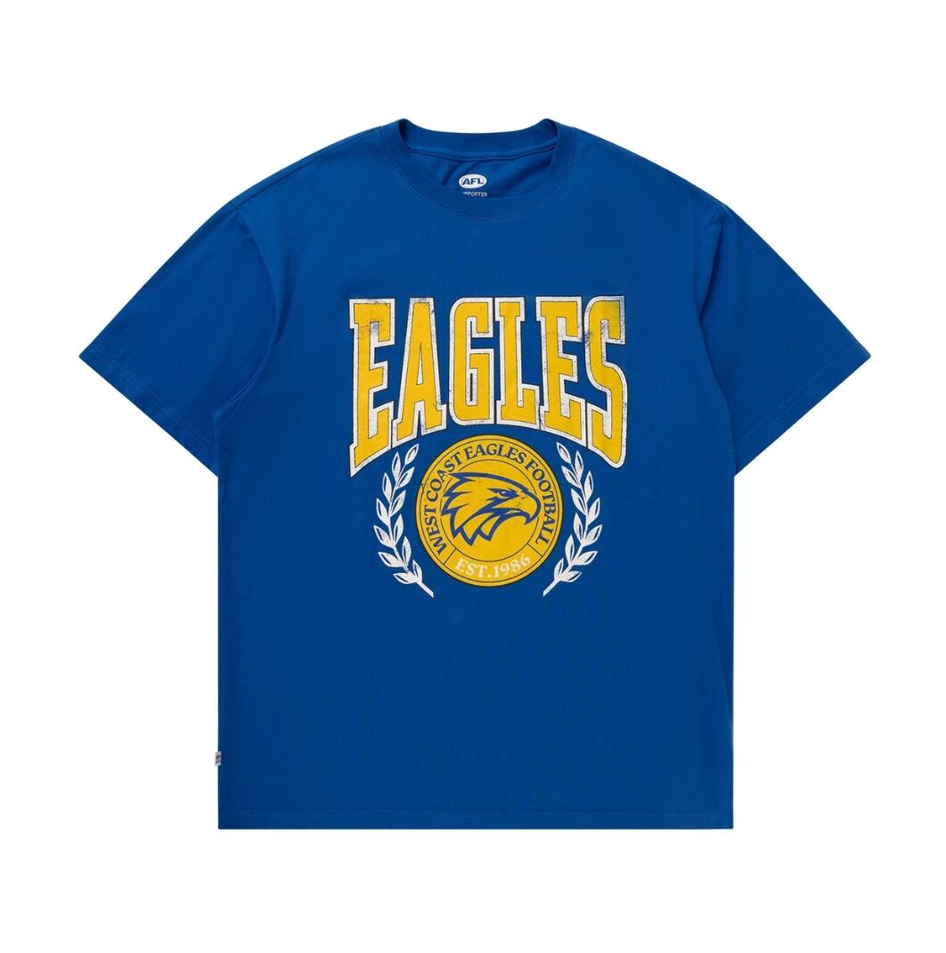 AFL Arch Graphic Tee Shirt - West Coast Eagles - Mens T-Shirt