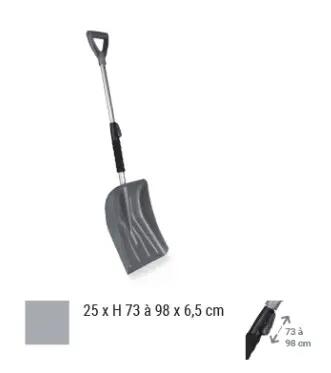 Teleskopická lopata na sníh EDA 2/5