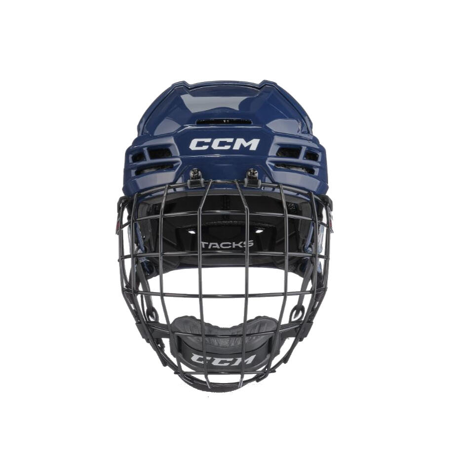 Casco da hockey su ghiaccio Tacks 720 Combo - Blu scuro - L - 58-62 cm 3/7