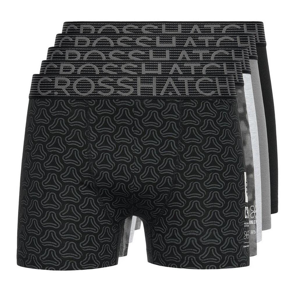 Crosshatch Mens Buzzard Boxer Shorts (Pack of 5)