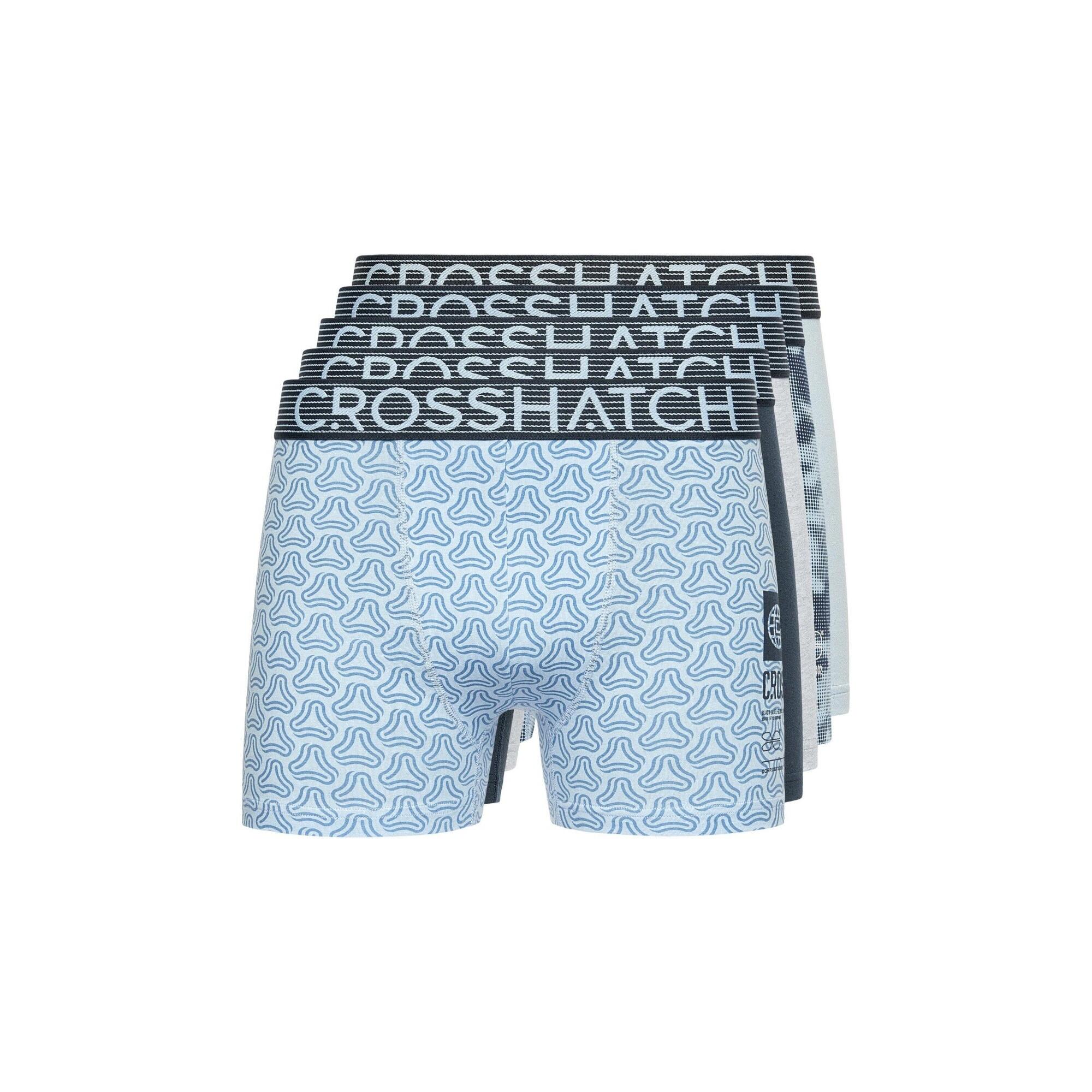 Crosshatch Mens Buzzard Boxer Shorts (Pack of 5)
