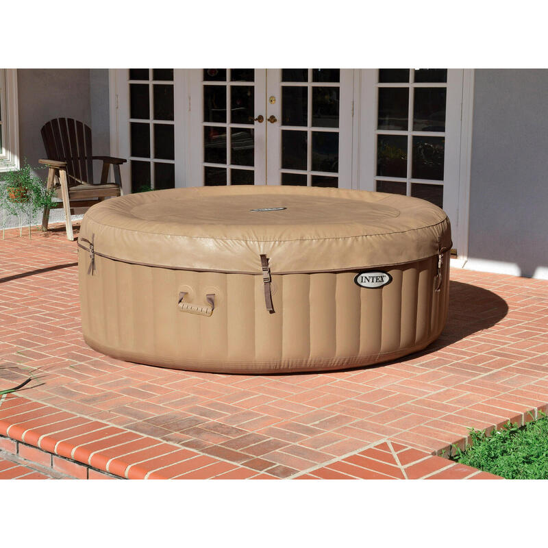 Intex - PureSpa Bubble Massage - Whirlpool - 196 x 71 cm - Beige