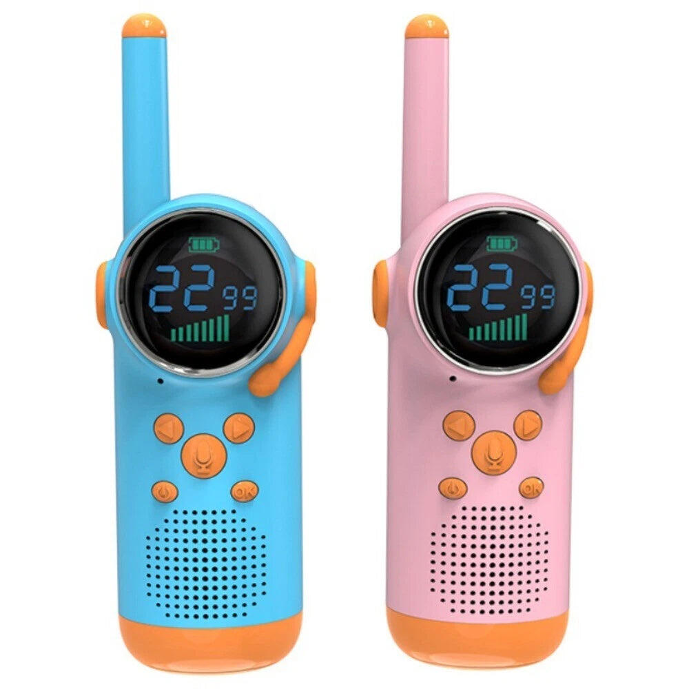 Rechargeable Kids Walkie Talkie (Pair - Pink & Blue)
