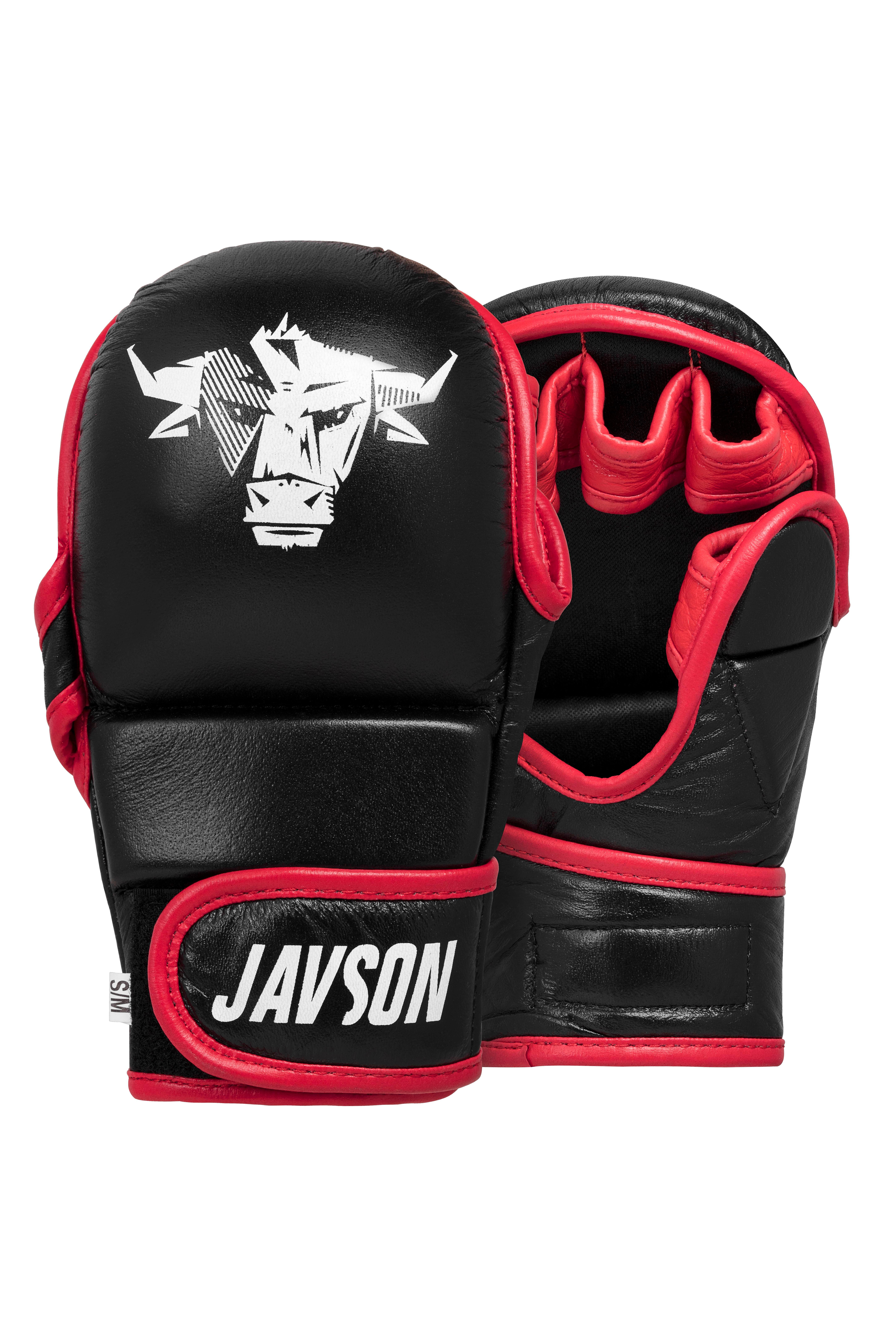 Javson MMA Gloves Shouter  - Black / Red