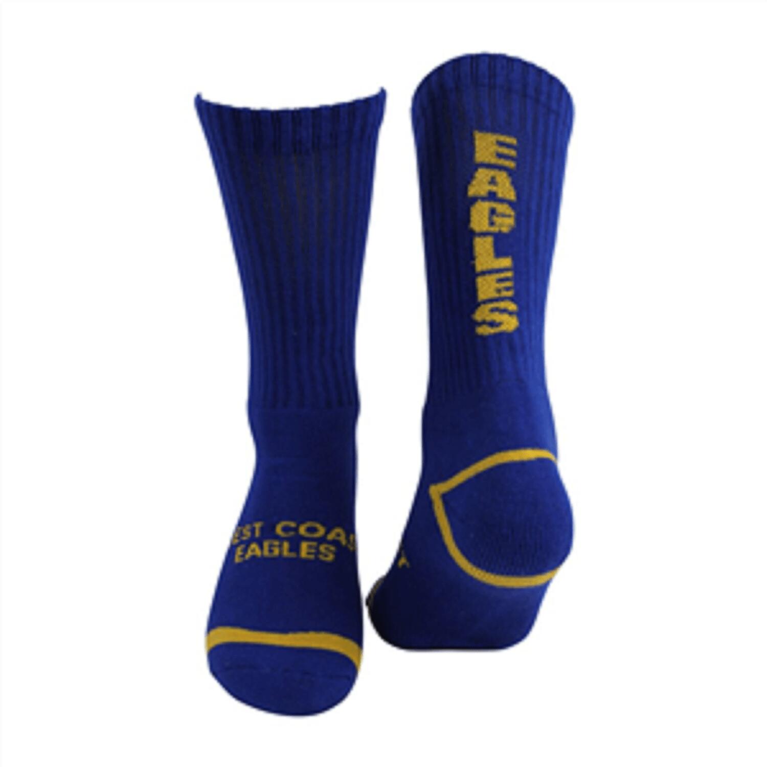 AFL Mens Crew Socks - West Coast Eagles - One Set - Sock
