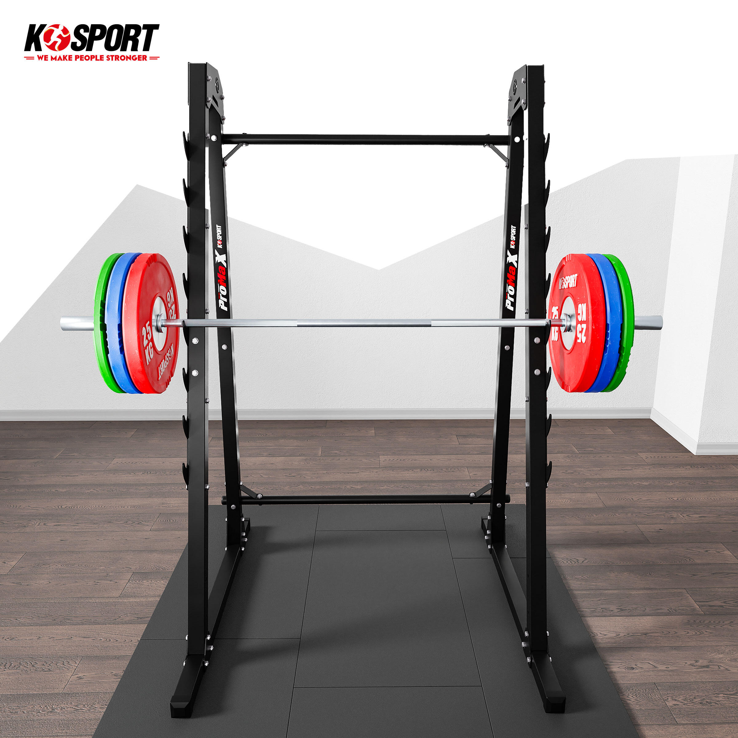 Rack à squat multi-niveaux 3/7