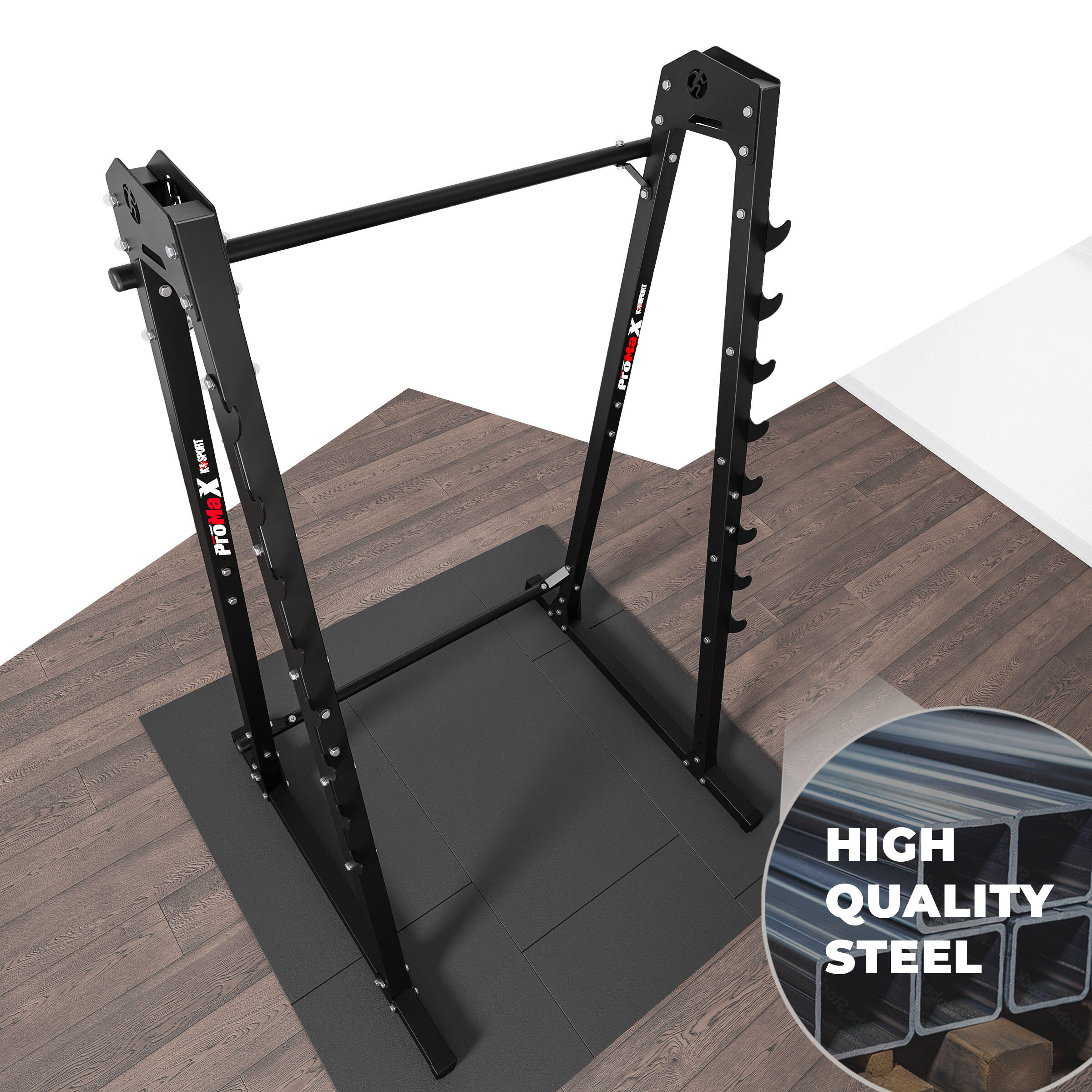 Rack à squat multi-niveaux 5/7