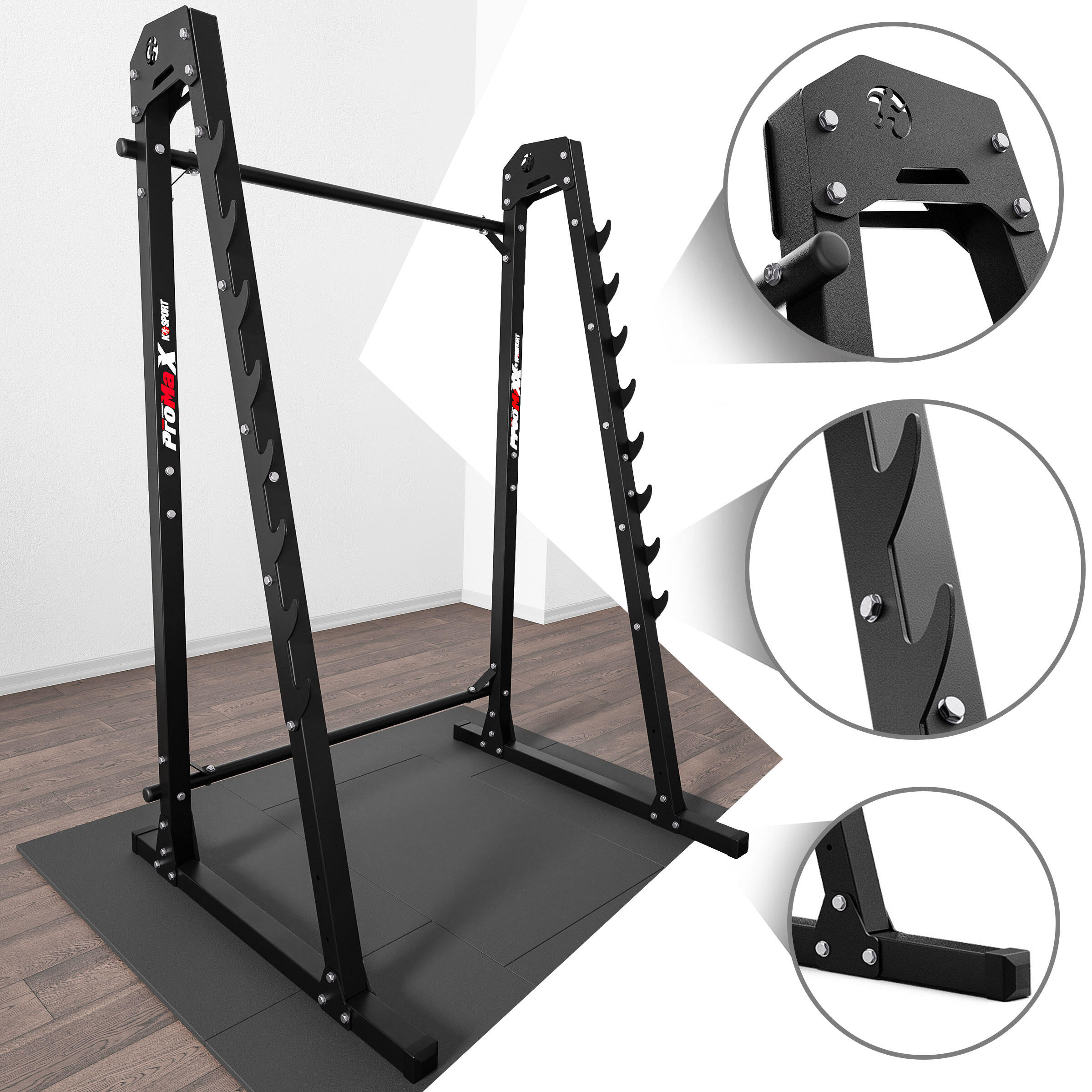 Rack à squat multi-niveaux 4/7