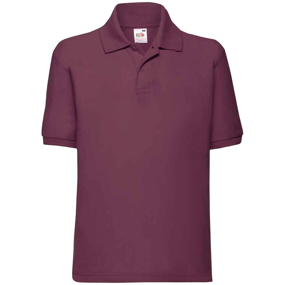Fruit Of The Loom Childrens/Kids Poly/Cotton Pique Polo Shirt