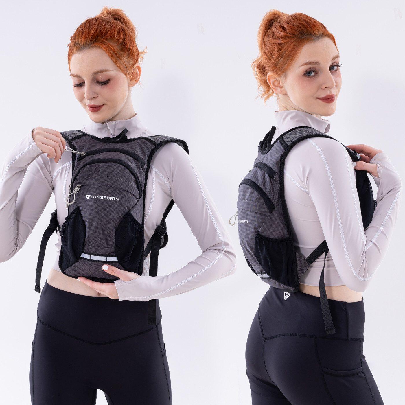 CITYSPORTS Mochila Senderismo 5L, Ultra-ligera para Ciclismo, 260g 3/7