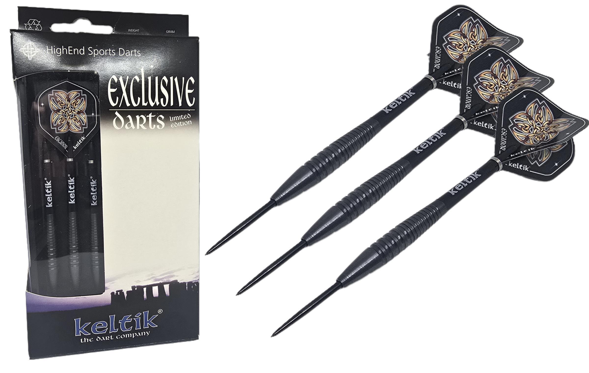 Steeldart Steel Dart Pfeile Keltik Ardan 26g Black - 90% Tungsten 2/6