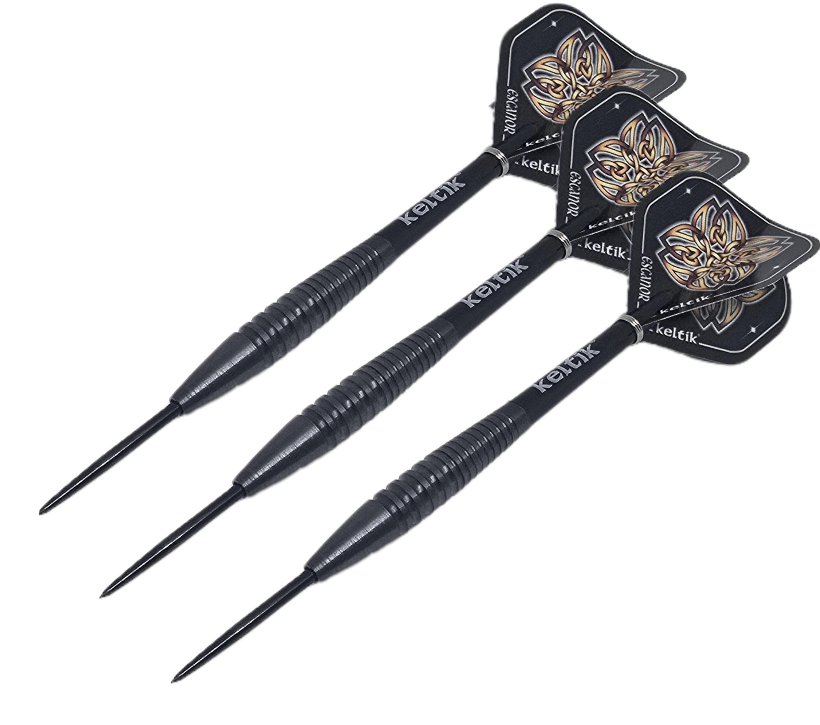Steeldart Steel Dart Pfeile Keltik Ardan 26g Black - 90% Tungsten 4/6