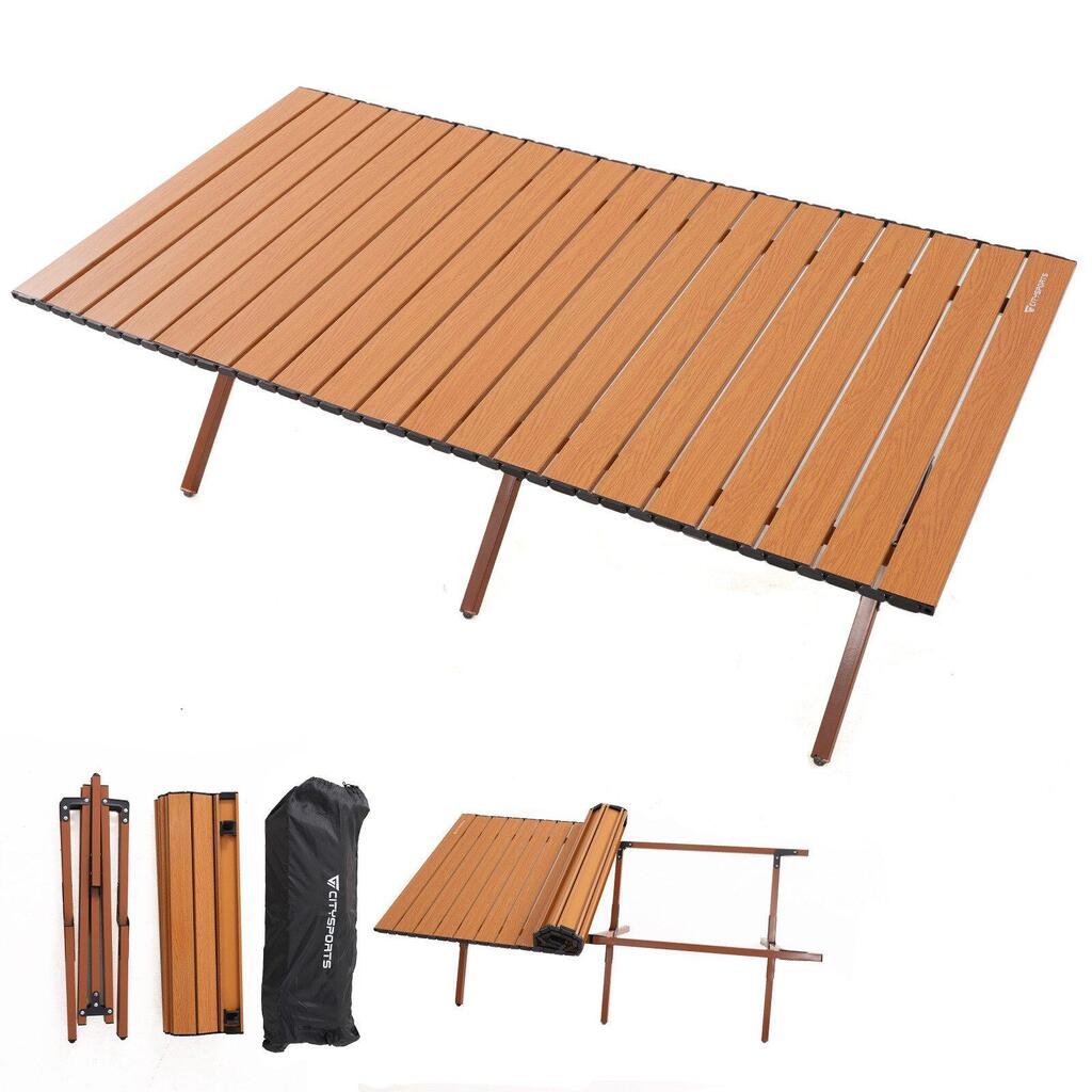 Camping Table CITYSPORTS Foldable Outdoor Carbon Steel