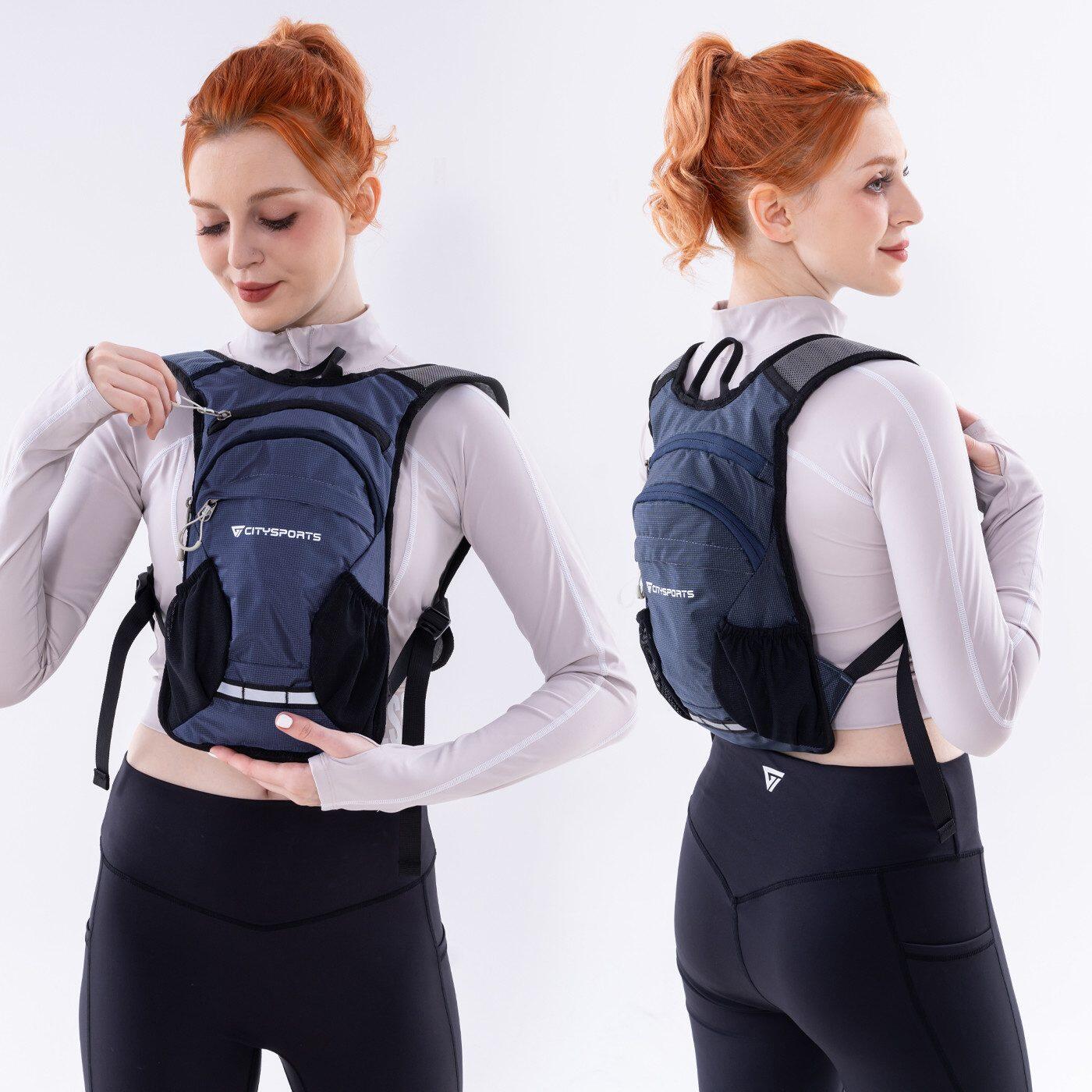 CITYSPORTS Mochila Senderismo 5L, Ultra-ligera para Ciclismo, Azul 3/7