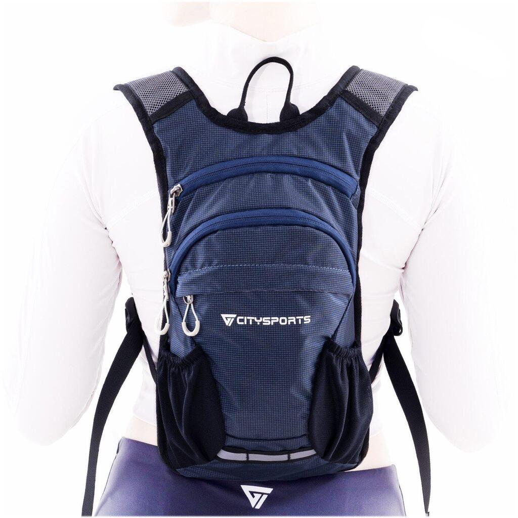 CITYSPORTS 5L Hiking Backpack with Rain Cover, Blue