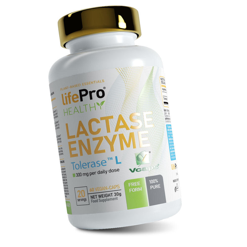 LIFE PRO LACTASE ENZYME 60Vcaps 2/4