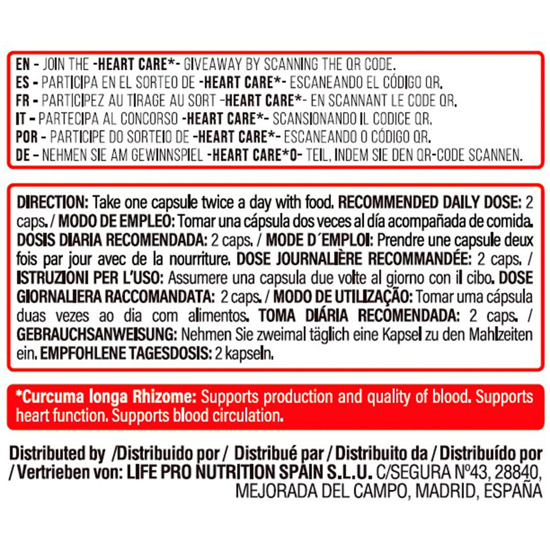 LIFE PRO HEART CARE 60 CAPS 3/6