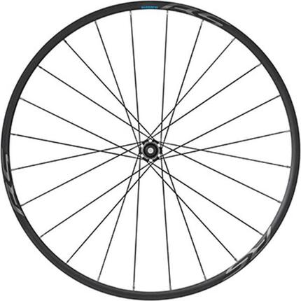 Roue de vélo route disc centerlock avant axe 12-100mm Shimano RS370 tubeless