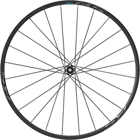 Roue de vélo route disc centerlock avant axe 12-100mm Shimano RS370 tubeless