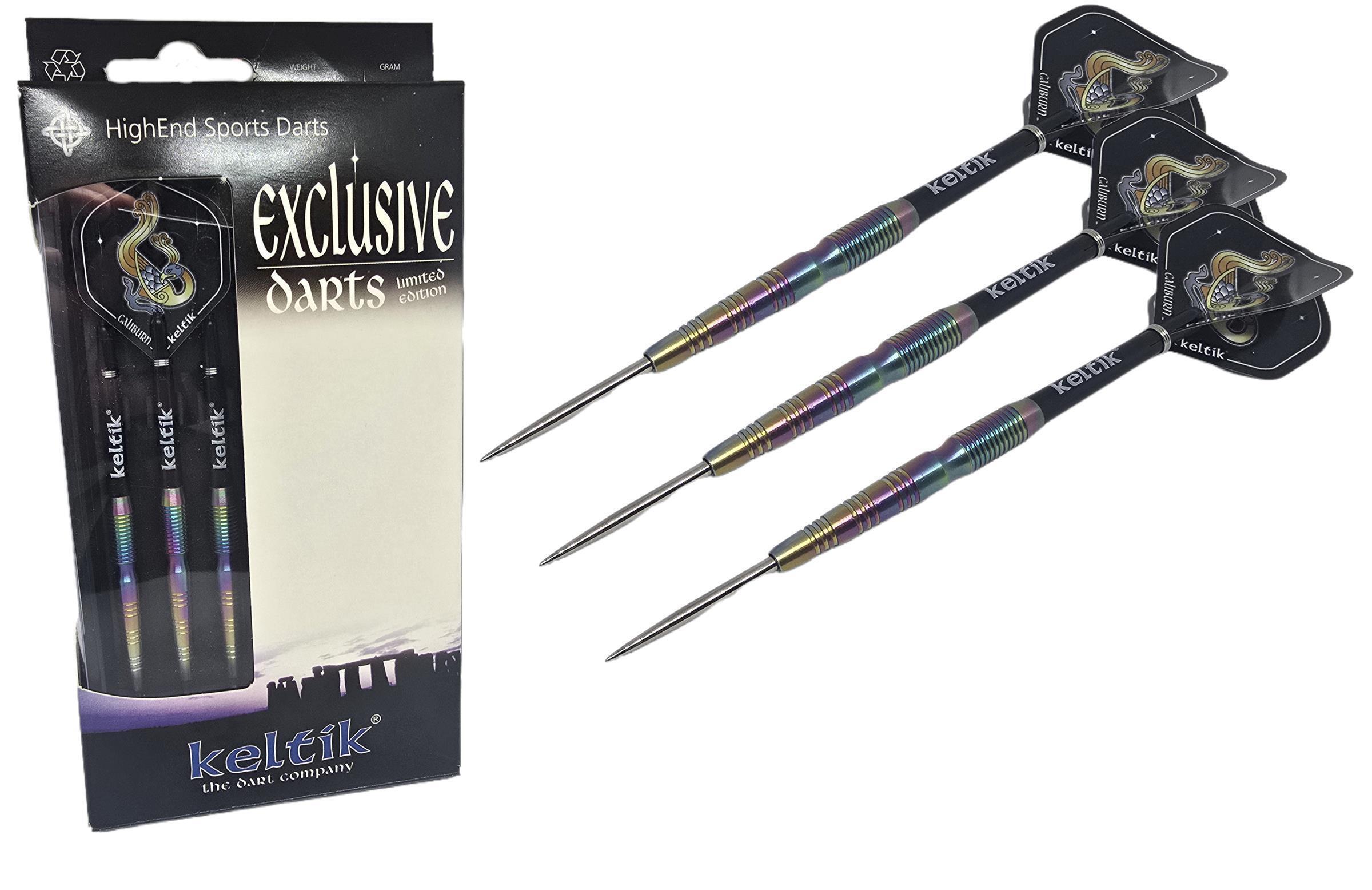 Dardos Steeldart Keltik Darian 25g Rainbow – 90% Tungsteno 2/6