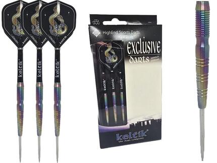 Steeldart Steel Dart Pfeile Keltik Darian 25g Rainbow - 90% Tungsten