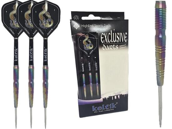 Steeldart Steel Dart Pfeile Keltik Darian 25g Rainbow - 90% Tungsten