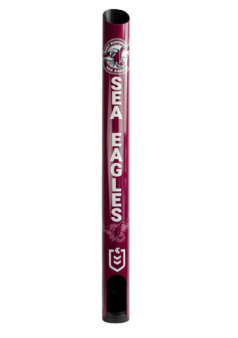 NRL Stubby Cooler Dispenser - Manly Sea Eagles - Fits 8 Cooler Wall Mount